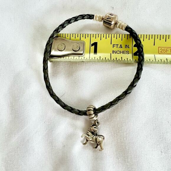 Pandora leather bracelet with Chinese Tiger Dangle Charm 791102 - Picture 13 of 15